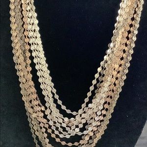beautiful coin cascade necklace